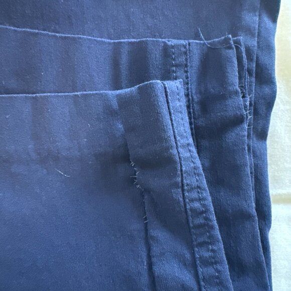 New York & Company Pull-On Stretch Ankle Pants – Navy Blue, Size S - Picture 5 of 6